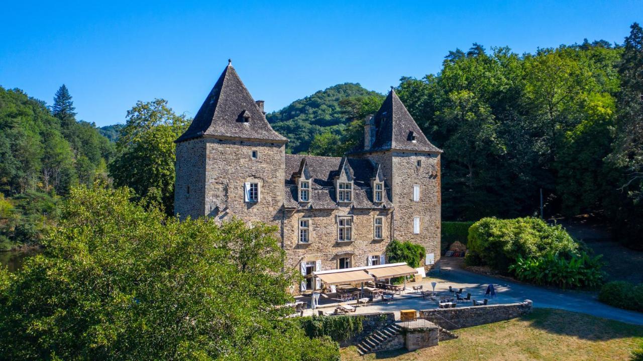 Camping Le Chateau Du Gibanel Saint-Martial-Entraygues Exteriér fotografie